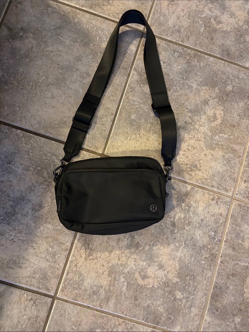 lululemon athletica Black Crossbody Sling Bag
